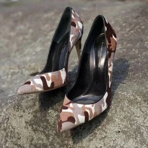 Gianvito Rossi Camouflage Suede High Heels size 41